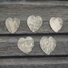 VIE Faceted Small Crystal Heart, 2-3cm, Clear Quartz