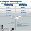 Feylan 16 Inch Ceiling Fan Downrod with UL Wires, Matte