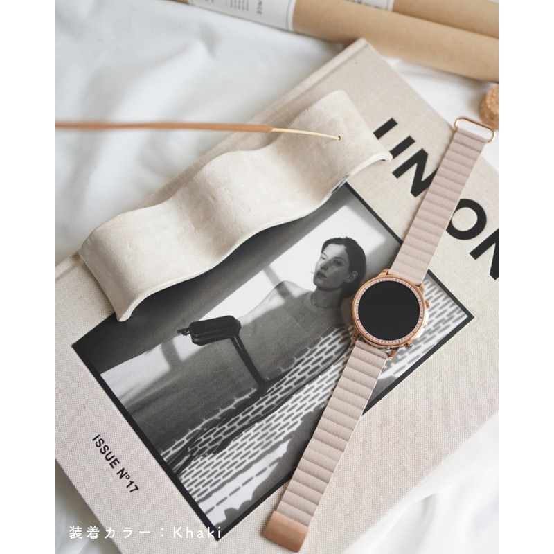 monomam Smart Watch Strap, 0.7 inch (18 mm), 0.8 inch