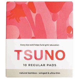 Tsuno Natural Bamboo Pads - Regular, 10 pack