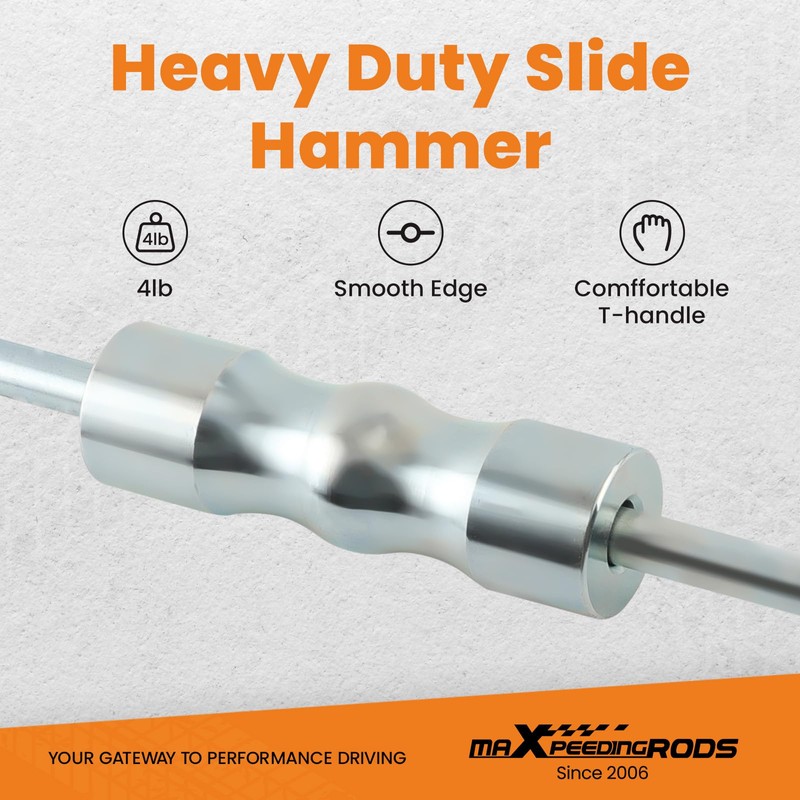 maXpeedingrods Inner CV Axle Puller Removal Tool with 5/8"-18 Slide