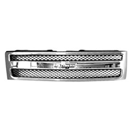 For Chevy Silverado 1500 2007-2012 Grille | w/Chrome Frame | Matte Black | GM1200572 | 19303978