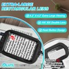 10X 30X Extra Large Magnifying Glass with Light and Clamp,