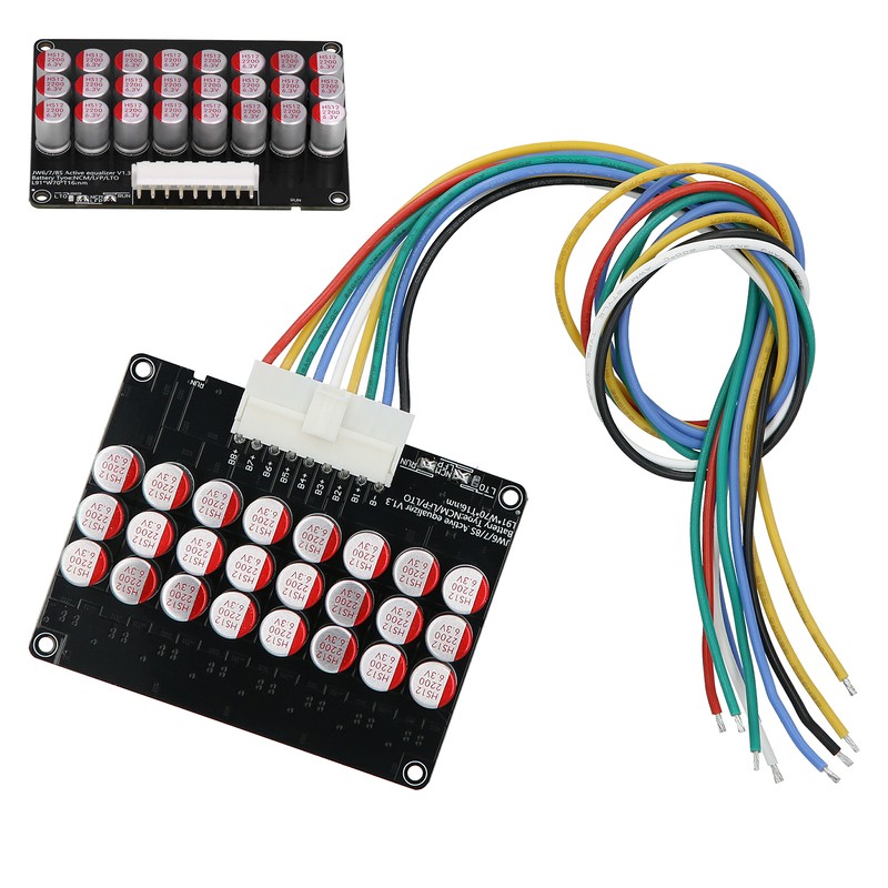 3 Series Lithium Batteries 3S‑8 Balancer Battery Active Equalizer Compatible