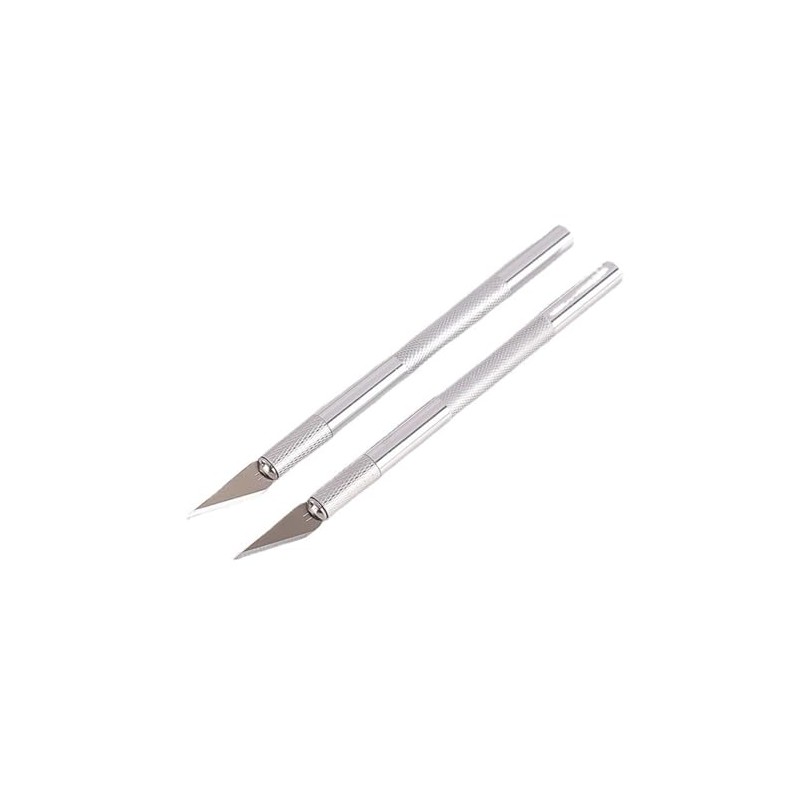 Utility Knives 2 pack Exacto Knife, Stainless Steel Craft Knife,