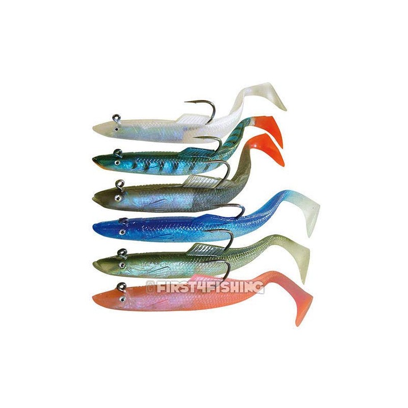 Sidewinder Sandeel Lures Pearl 8" Fishing Lure