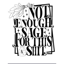 Not enough sage for this sh!t witchy High Quality Metal Magnet 3 x 4 Fridge 044