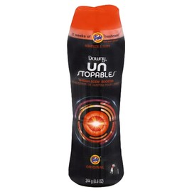 Downy Unstopables - Cuentas de refuerzo de olor en lavado con olor original de marea, 8 onzas