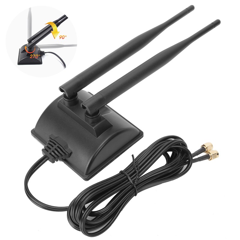 WiFi Antenna 2.4G/5G Dual Band 6DBI RPSMA Kit for Wireless