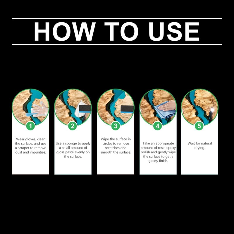 Epoxy Resin Polishing Kit for Crystal,High Efficiency Resin Polishing Compound,Epoxy