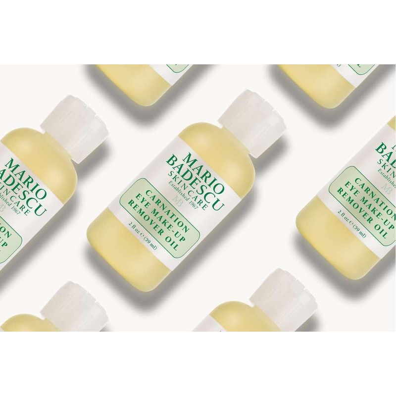 Mario Badescu Carnation Eye Makeup Remover Oil, Ideal for Combination,