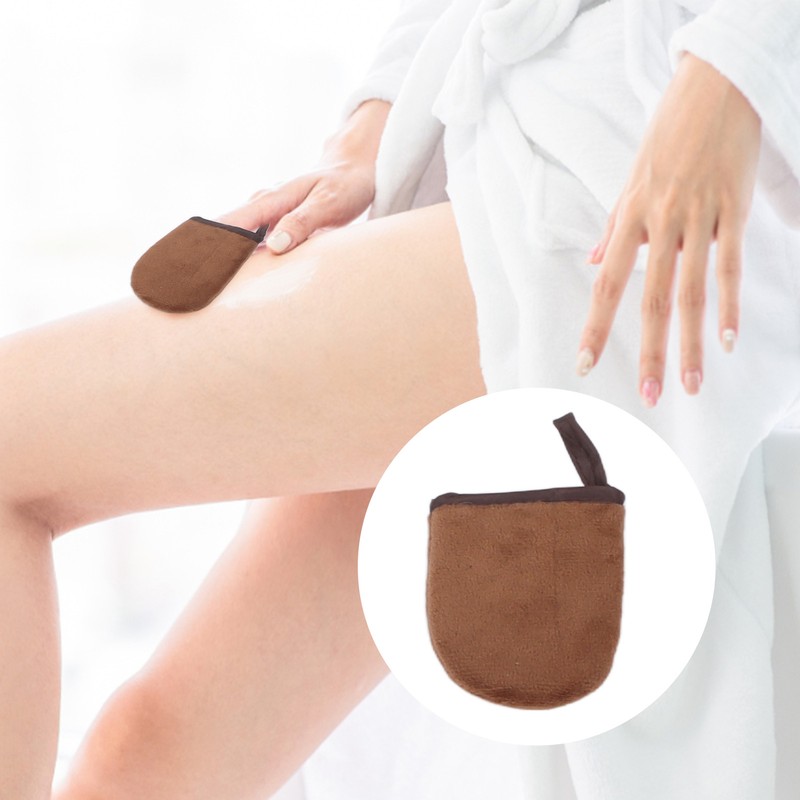 4 Pcs Self Tanner Mitt Tanning Oil Paint Exfoliating Soft