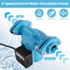 Carivia Hot Water Recirculating Pump,115V 168W Circulation Pump,3-Speed Control Water