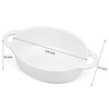 Foraineam 6 Colors Oval Porcelain Ramekins 10 oz Oven Safe
