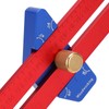 Woodworking T Square Ruler Aluminum Alloy Adjustable Angle Scriber Carpentry