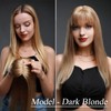 MY-LADY Human Hair Toppers for Women Real Remy Hair 150%