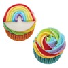 Baker Ross FX764 Rainbow Colours Cupcake Cases - Pack of