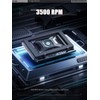 llano Laptop Cooler, Gaming Laptop Cooling Pad with 3500RPM Turbofan,