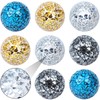 8 bolas de mosaico de cristal, esferas de mosaico, esferas