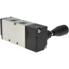 PRO SOURCE 5-Way 3-Position Manual 3/8" NPT Manual Mechanical Valve