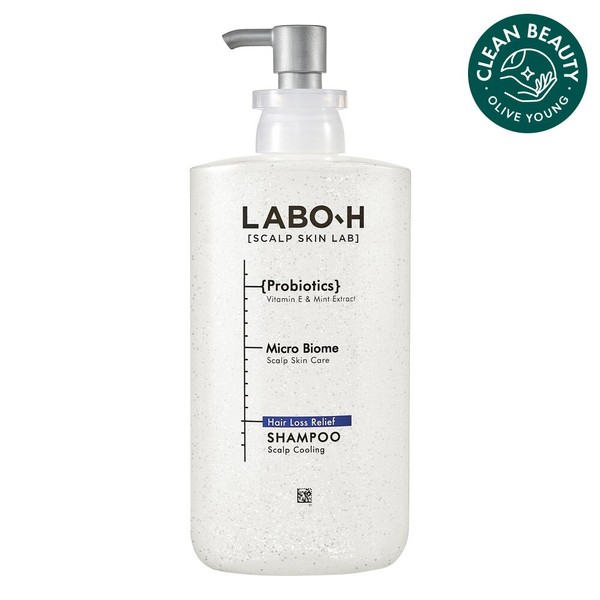 LABO-H Hair Loss Relief Shampoo 750mL (Scalp Cooling)  - LABO-H Hair Loss Relief Shampo