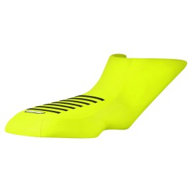 Bombardier DS650 Seat Cover 2000 - 2007  ALL NEON YELLOW / BLACK RIBS  #258