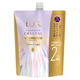 LUX (ラックス) スーパーリッチクリスタル マルチダメージリペア シャンプー 詰め替え 大容量 600g