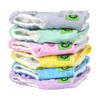 Zoocchini Unicorn Pink Hybrid All-in-One Nappies with Two Reusable Pads,