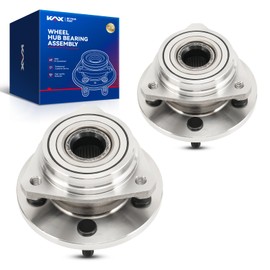 KAX 2pcs Front Wheel Hub Bearing Compatible with 1989-1999 Cherokee,5 Lug