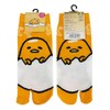 Gudetama Men's Tabi Socks/Logo Up Large Sanrio