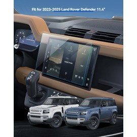 LANTU Car Screen Protector for Land Rover Defender 90/110/130 Pivi Pro 2023 2024 2025 Accessories Navigation Touchscreen Protector Film Tempered Glass HD Clear Anti-Glare 11.4''