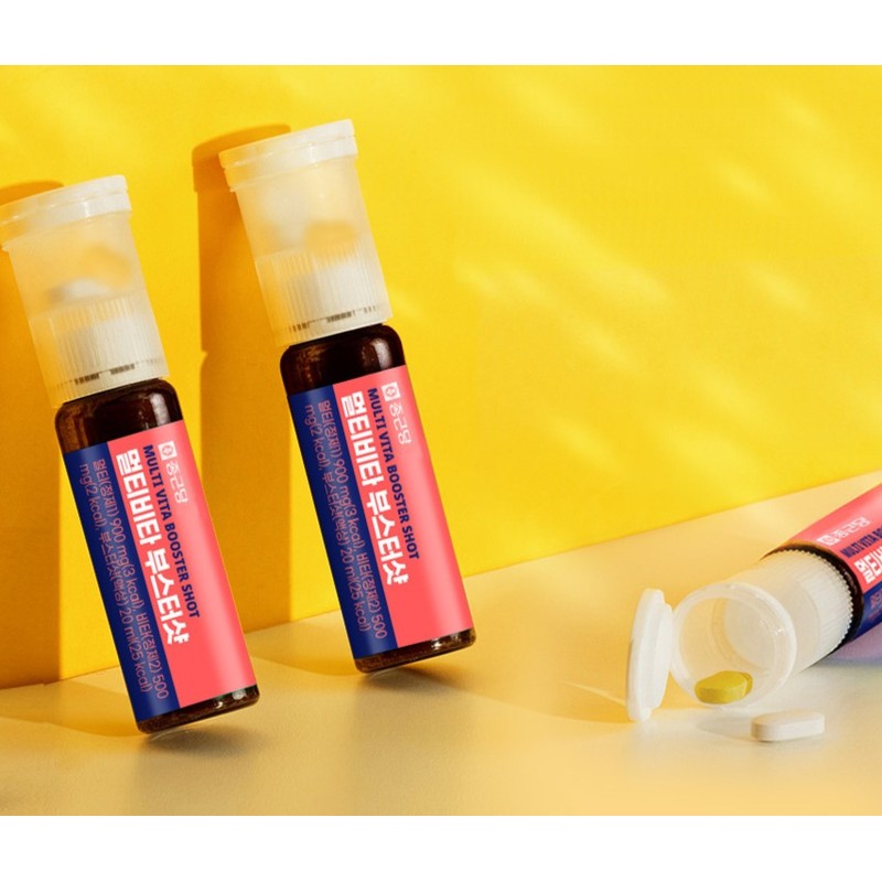 종근당 멀티비타 부스터샷, 12회분, 1개 Jongkundang Multi Vita Booster Shot,