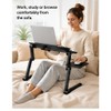 Adjustable Aluminum Laptop Stand for Bed & Sofa with Mouse