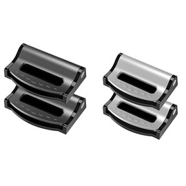 RY-EARL Sicherheitsgurtbefestigung 4 Stück, Auto-Sicherheitsgurtstraffer, einstellbarer Sicherheitsgurtstopper, Sicherheit Auto Erwachsene Kind