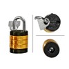 Waki Sangyo VA-102 Round Letter Combination Lock, 3 Tiers, 0.9