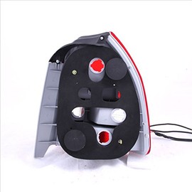 SPPC Taillights Red/Smoke Assembly Set for Honda Civic 3 Door- (Pair) Includes Driver Left and Passenger Right Side Replacement