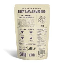 It’s Skinny Orzo – Gluten Free Orzo, Low Carb Pasta, Keto & Vegan-Friendly, Konjac Rice, Sugar-Free, High in Fiber, Only 4.5 Calories Per Serving, Ready in 2 Minutes (6 Packs)