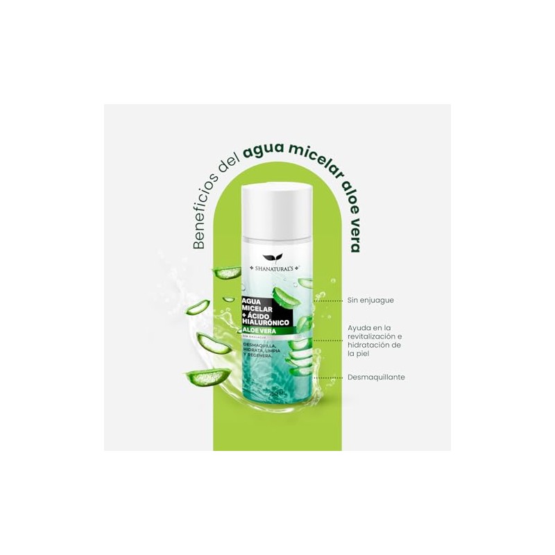 AGUA MICELAR A.HIALURONICO/ALOE 250 ML