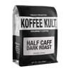 Koffee Kult Half Caff Coffee Whole Bean Dark Roast Half