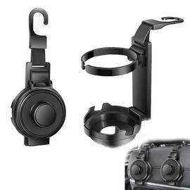 KASELIN 2 Pcs Multi-function Car Hook Car Hook,3 in 1 Foldable Car Drink Holder Car Cup Holder Car Seat Back Headrest Hook Phone Holder Hanging Handbag Umbrella Storage Car Hook Easy Installation