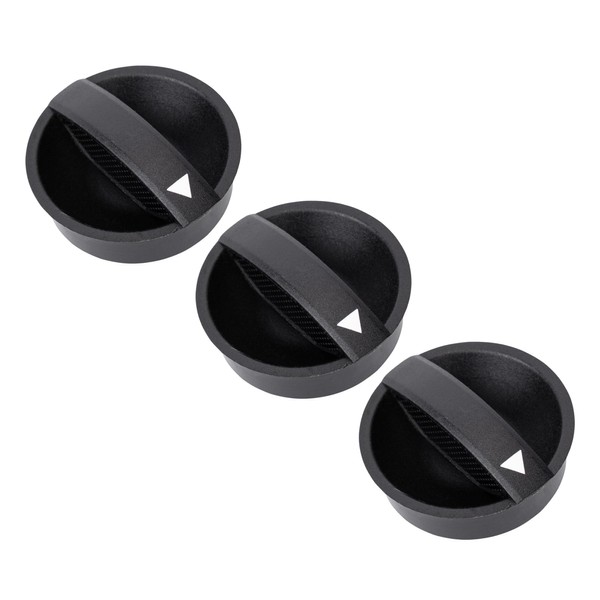 Rldym Control Knob Fan Heater AC 3PCS 55900-04070 for Toyota
