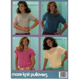Leisure Arts More Knit Pullovers 4 Fashions Designed by Darla Sims  Leisure Arts 427 NOS