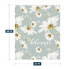 YeeJu Daisy Throw Blanket 50x60 White Floral Blanket Throw Blanket