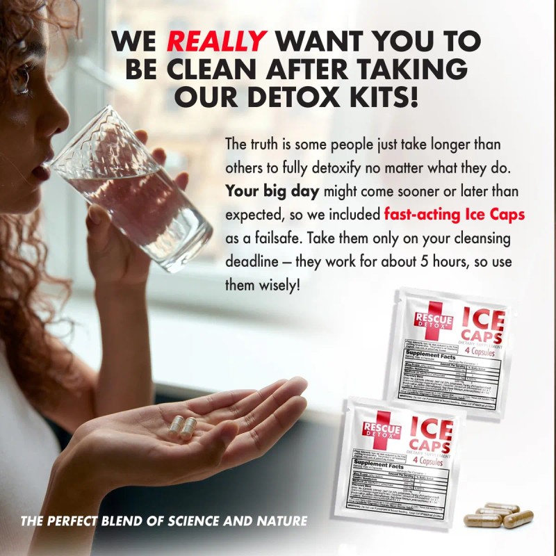 Rescue Detox Kit Desintoxicación Completa Días Cápsulas