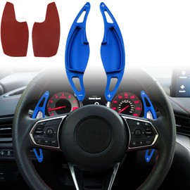 Aluminum Steering Wheel Shift Paddle Extensions for Acura MDX/RDX/TLX (2021-2024) Auto Accessories（blue）