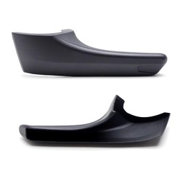 iJDMTOY 4pcs Matte Black Front & Rear Side Door Handle Cover Trims Compatible with Toyota 2016-2023 Tacoma Orignial Chrome Handles