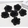 Corkwaw 25 Pcs 3 inch Artificial Rose Flower Heads,Silk Rose