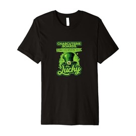 Charcuterie Board St. Paddy's Magic Leprechaun Vibes Premium T-Shirt
