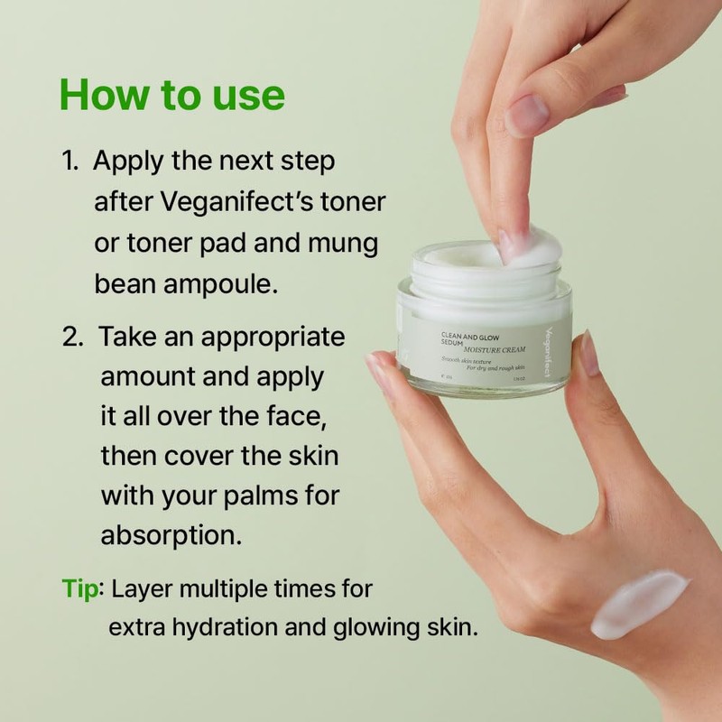 Veganifect [Veganifect]Clean and Glow Sedum Moisture Cream 50g