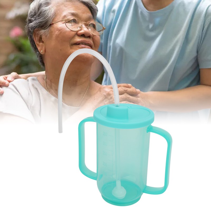 Adult Sippy Cup Spill Proof Convalescent Feeding Drinking Cup with